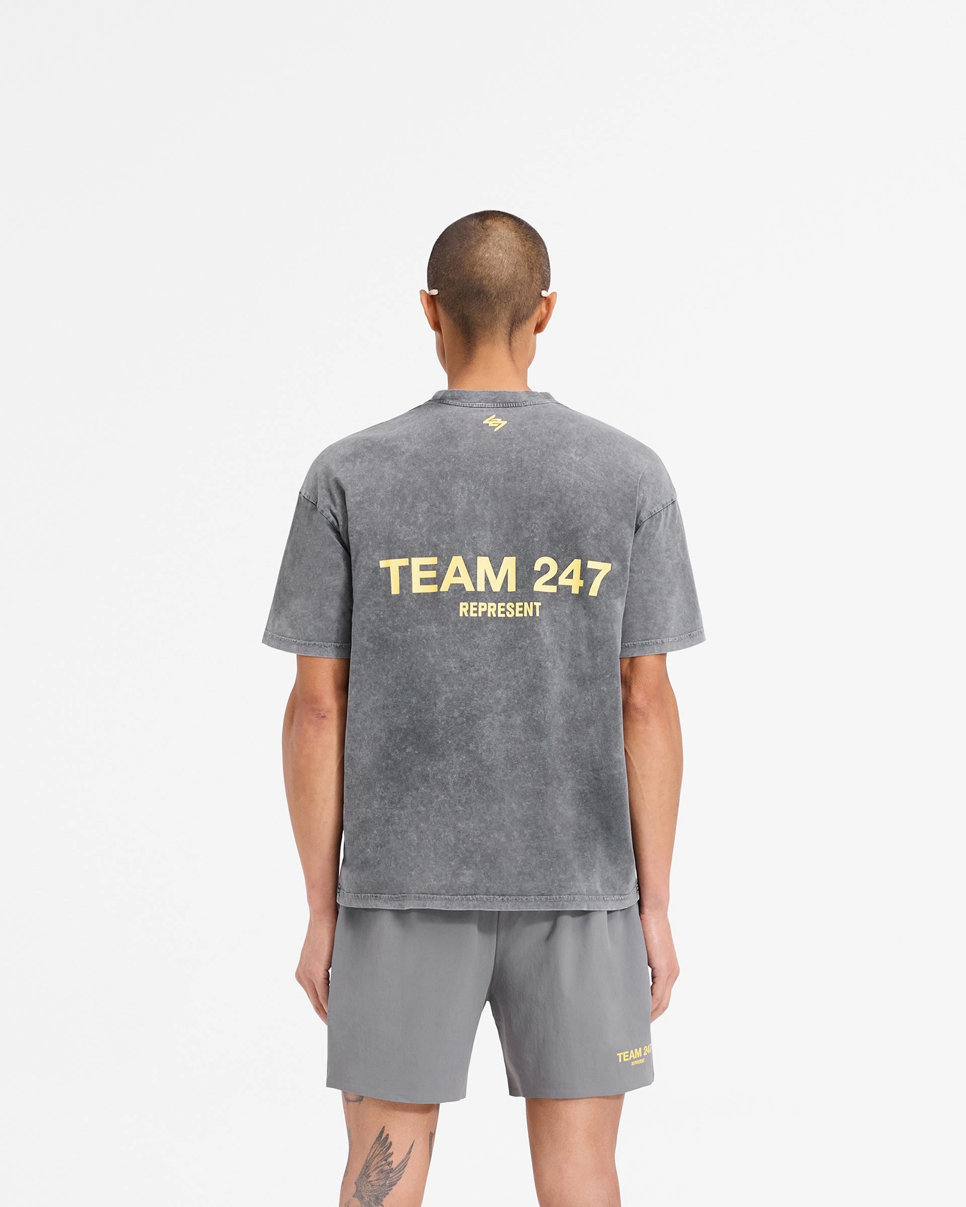 Team 247 Oversized T-Shirt - Pewter Lemon