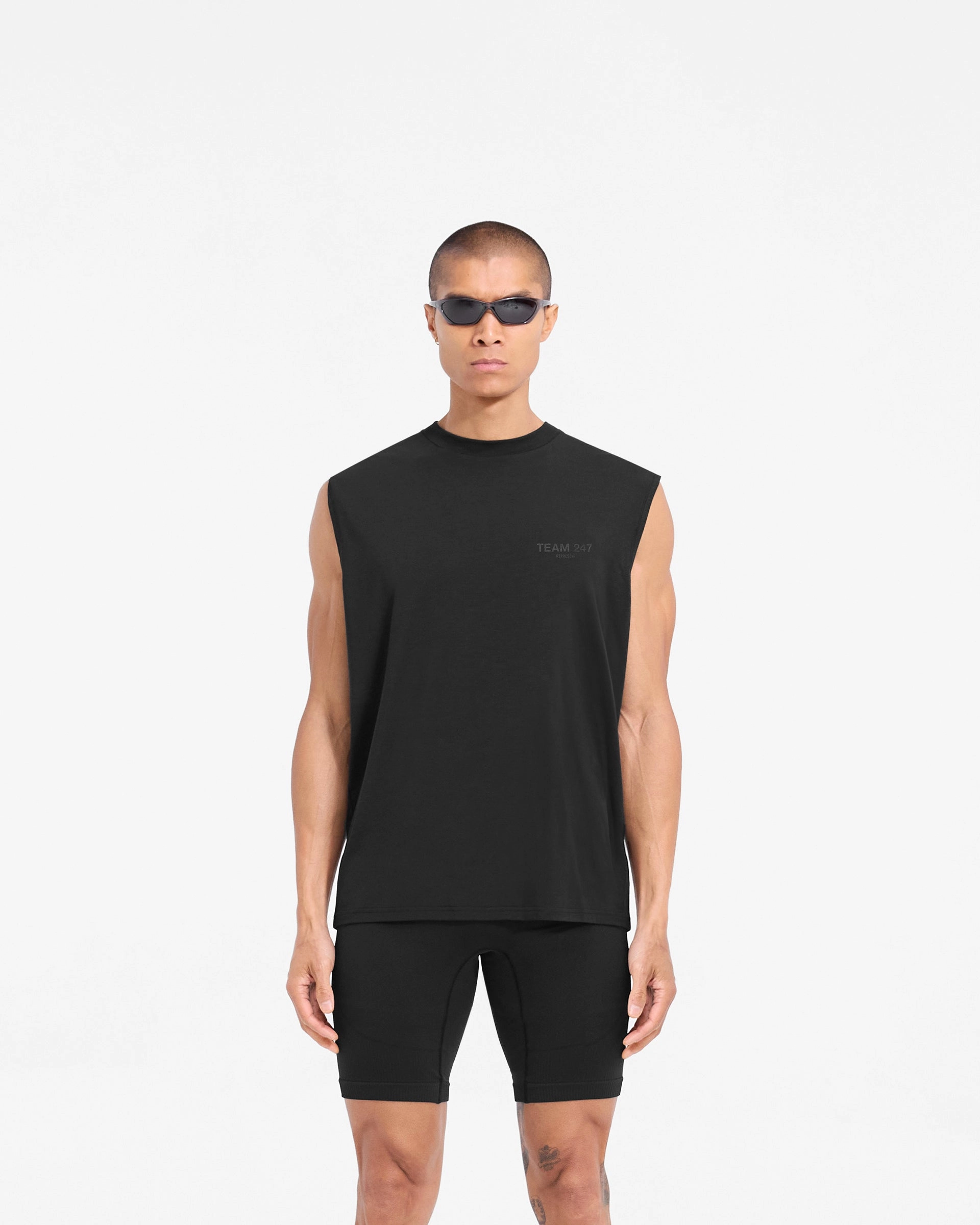 Team 247 Oversized Tank - Matte Black