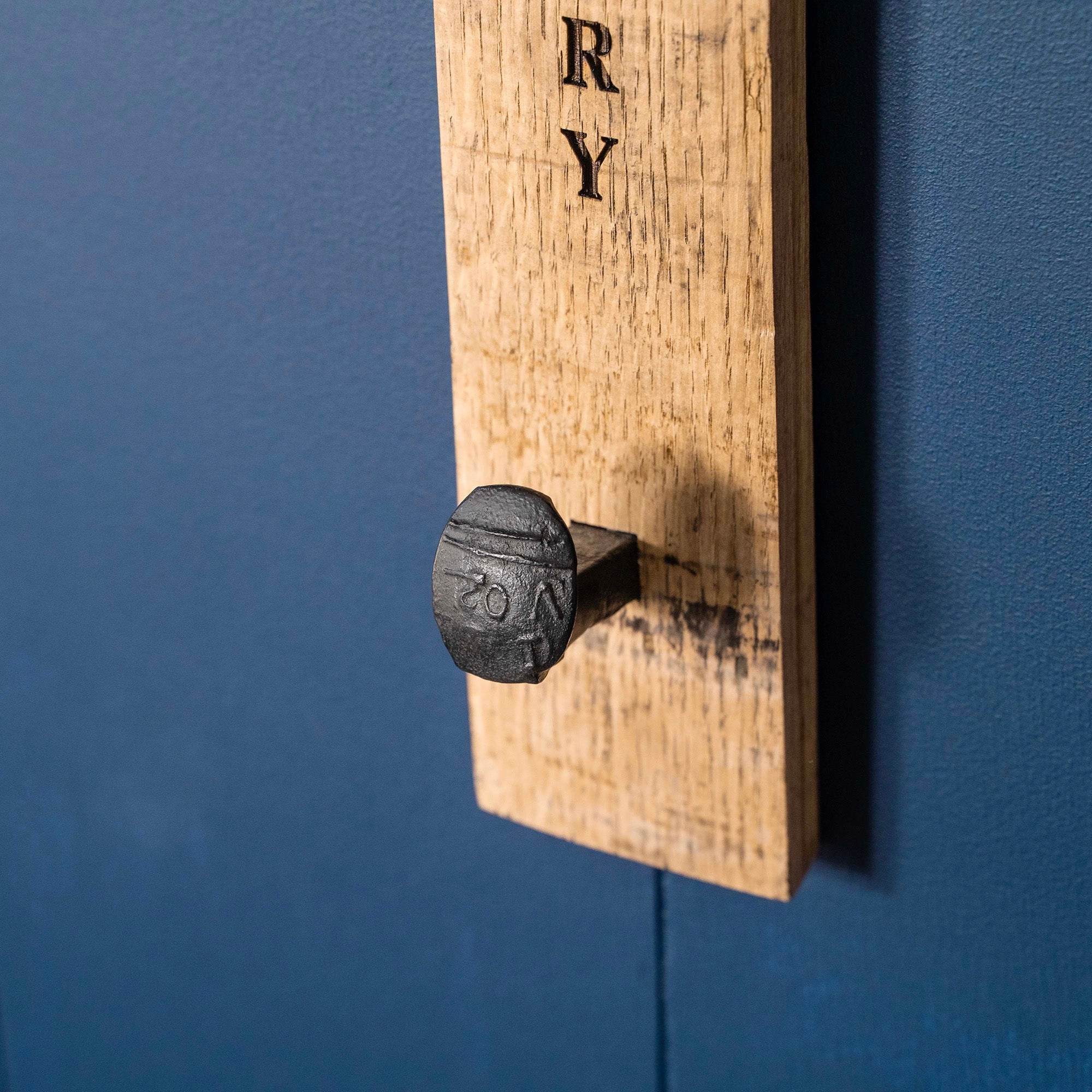 Tennessee Whiskey Barrel Stave Towel Hanger Wall Hooks