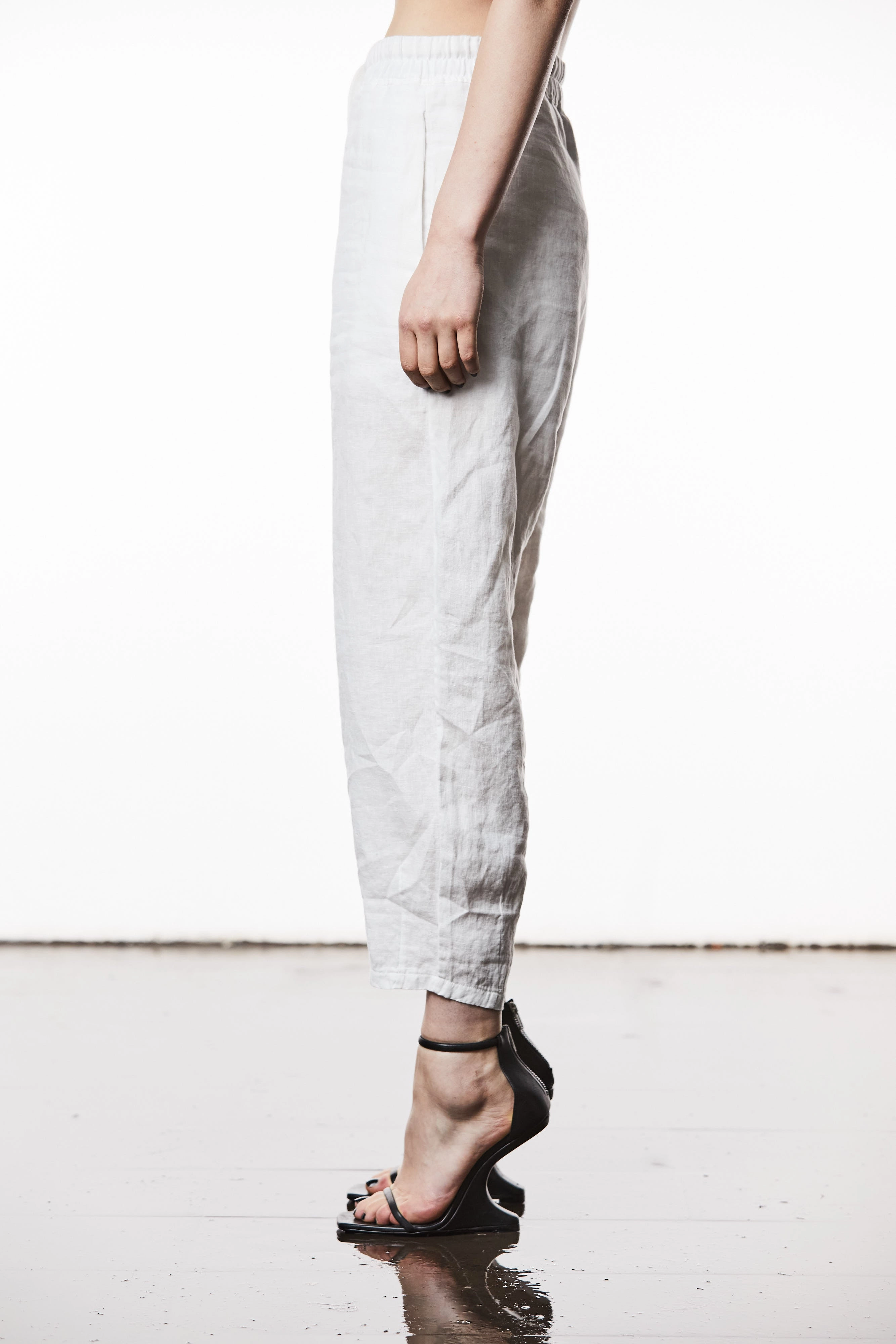 Thom Krom Linen Pant - White
