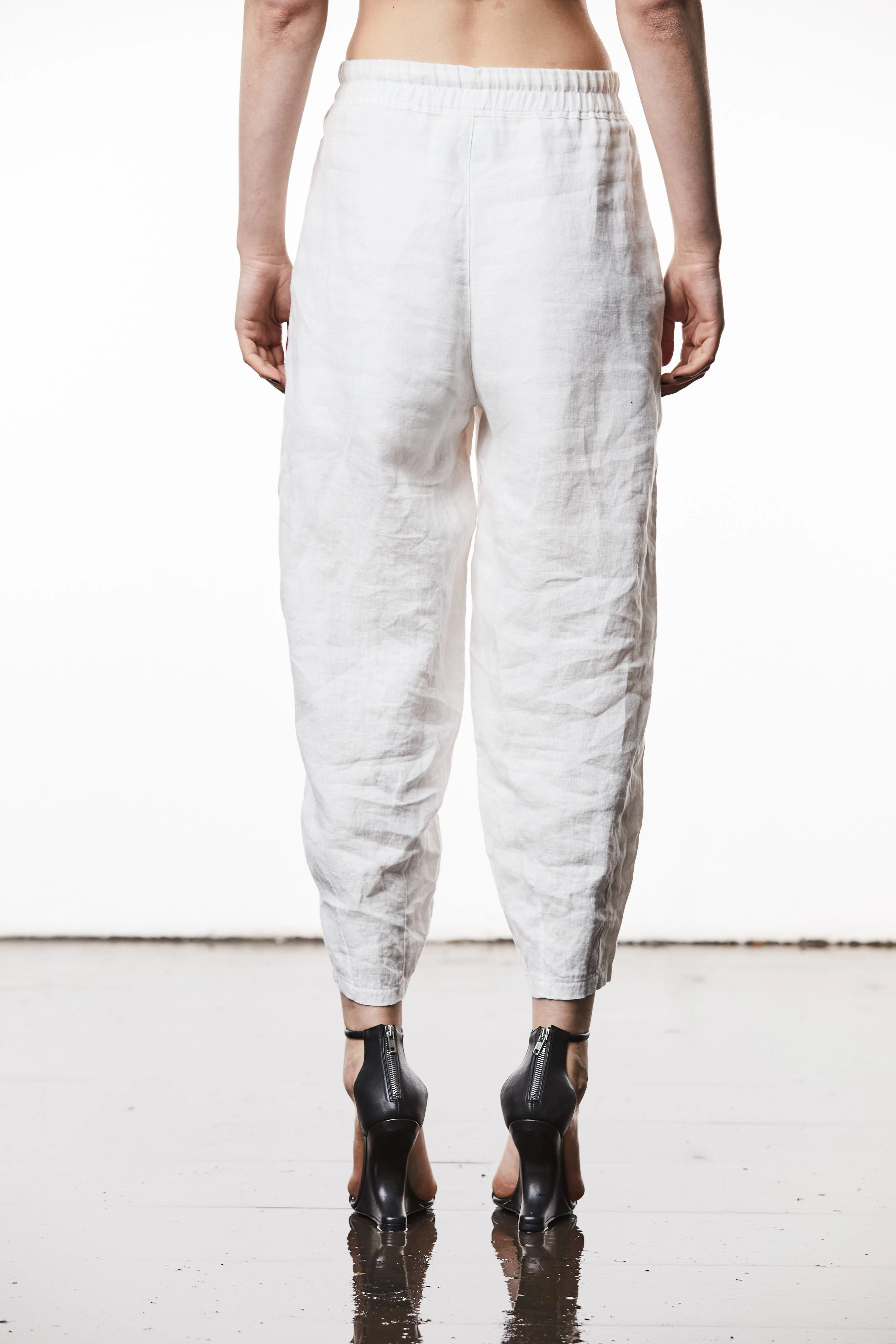 Thom Krom Linen Pant - White