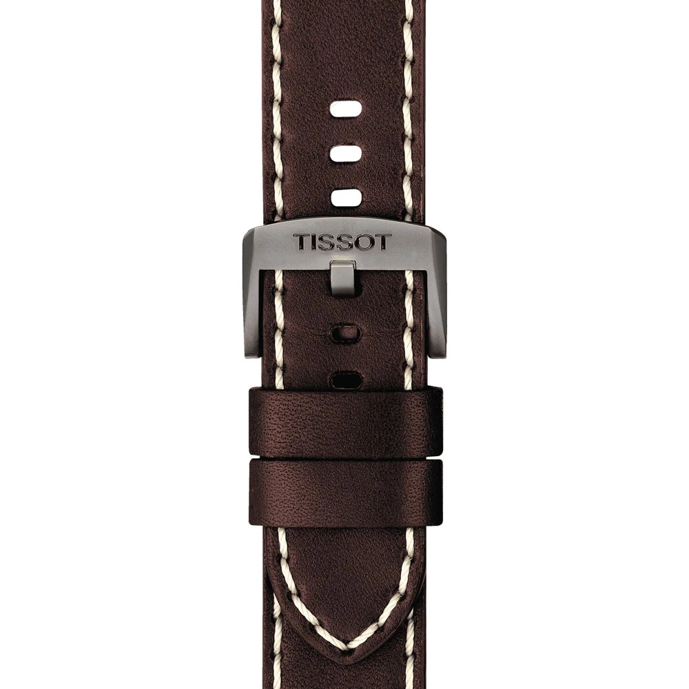 Tissot Chrono XL 45mm Blue Dial Grey PVD Steel Gents Quartz Watch T1166173604700