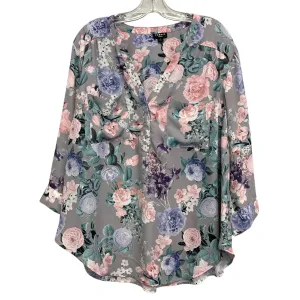 Top Ls By Torrid In Floral Print, Size:1X
