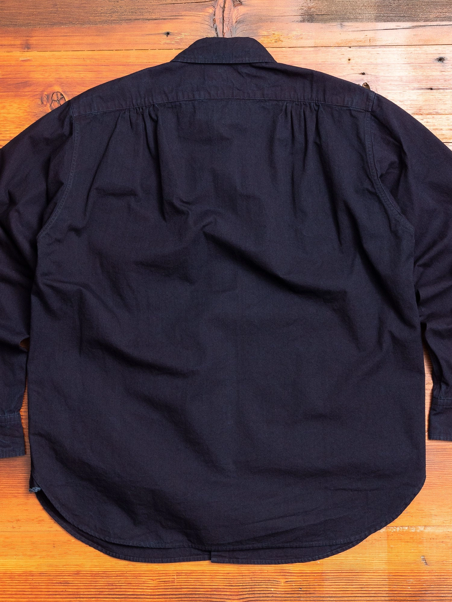 Vintage Twill Box Button-Down Shirt in Indigo