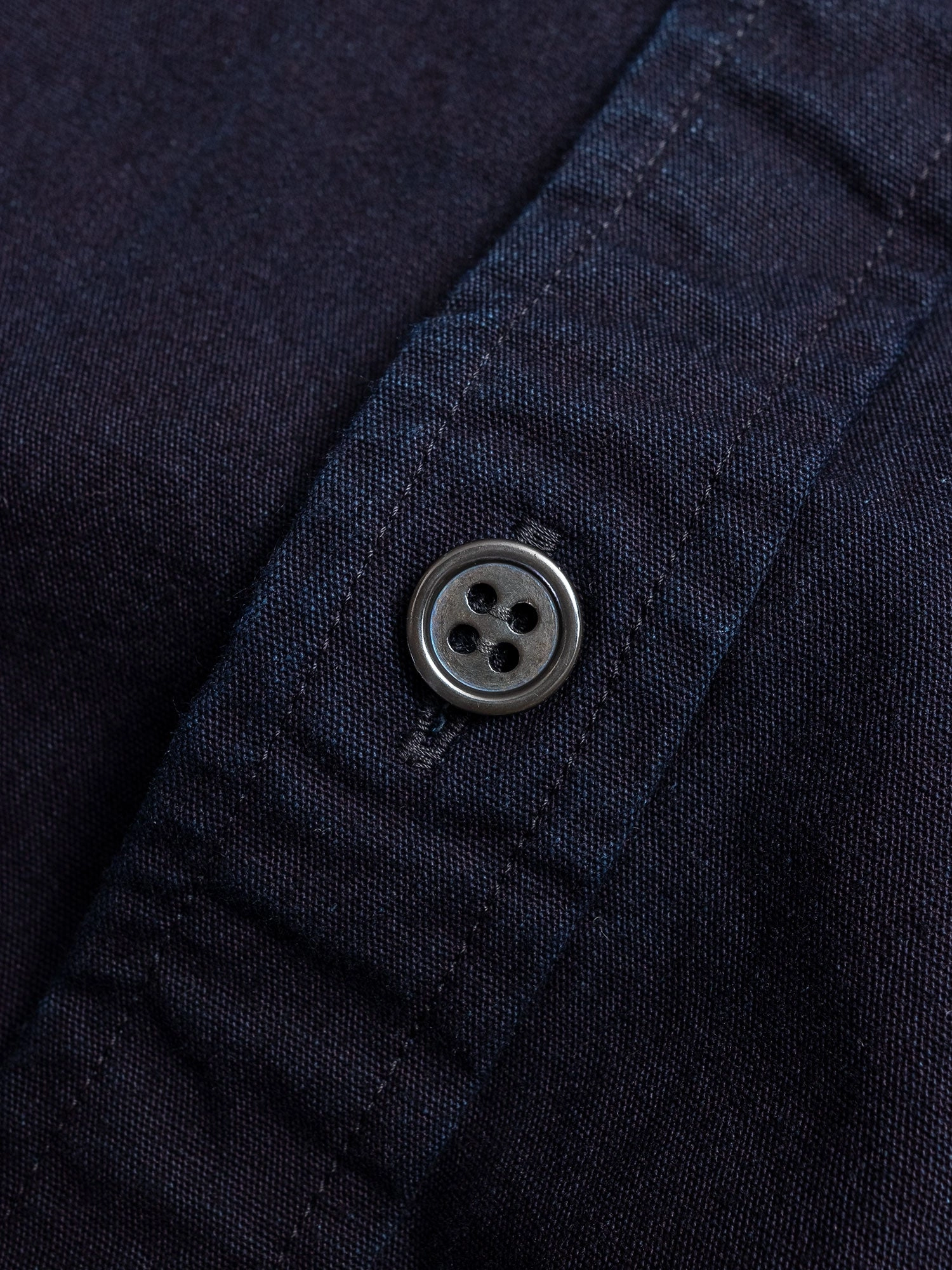 Vintage Twill Box Button-Down Shirt in Indigo