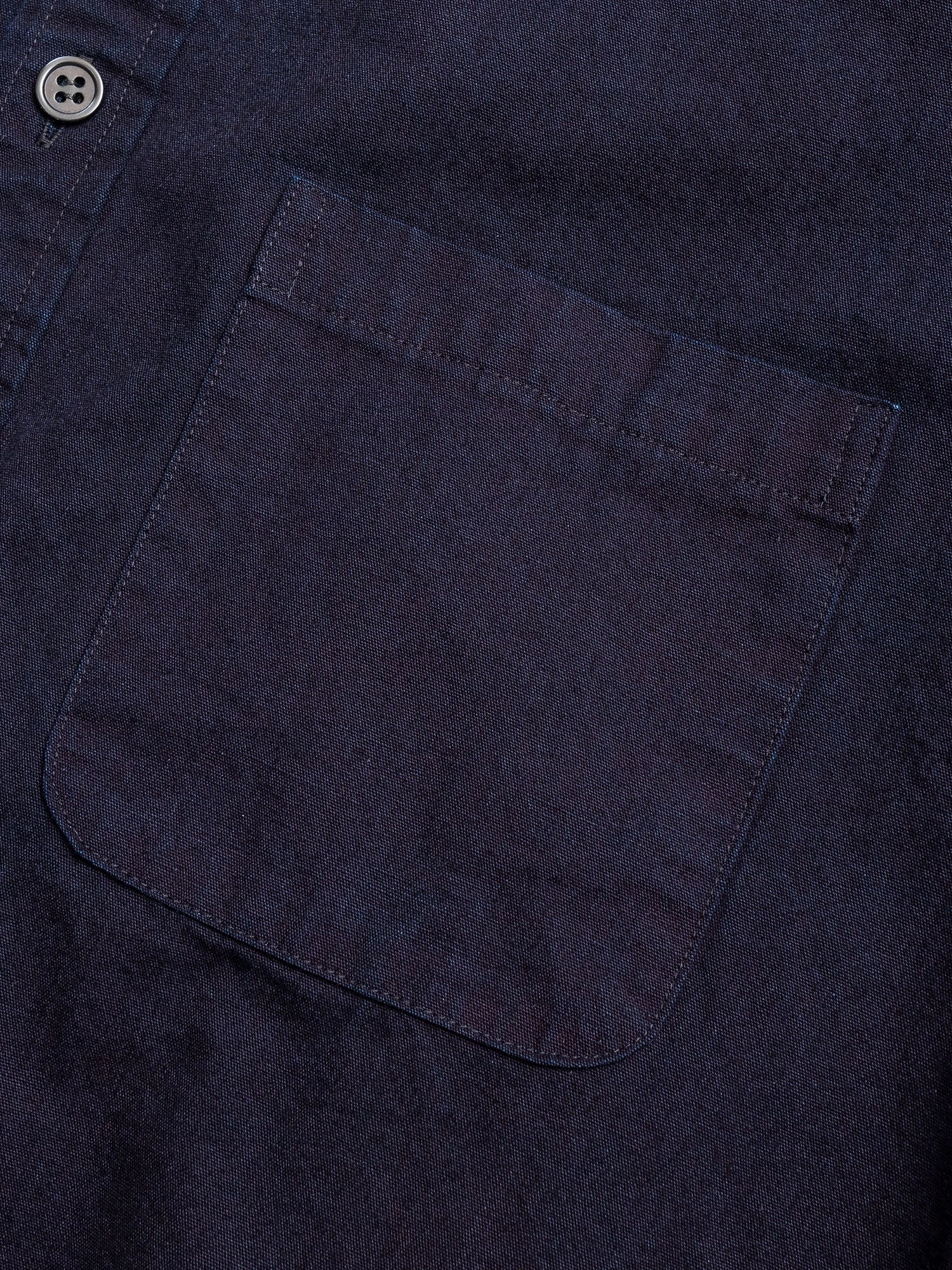 Vintage Twill Box Button-Down Shirt in Indigo