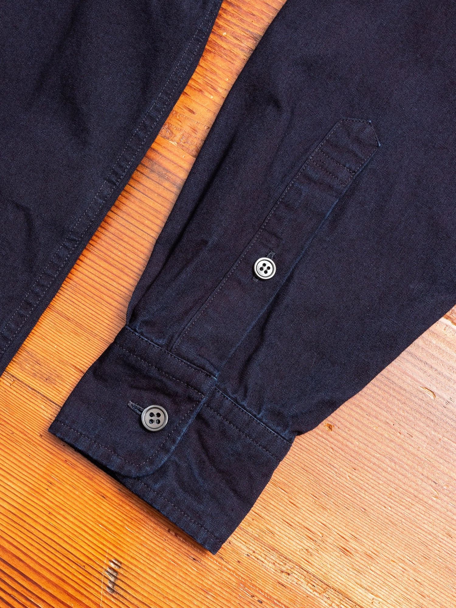 Vintage Twill Box Button-Down Shirt in Indigo