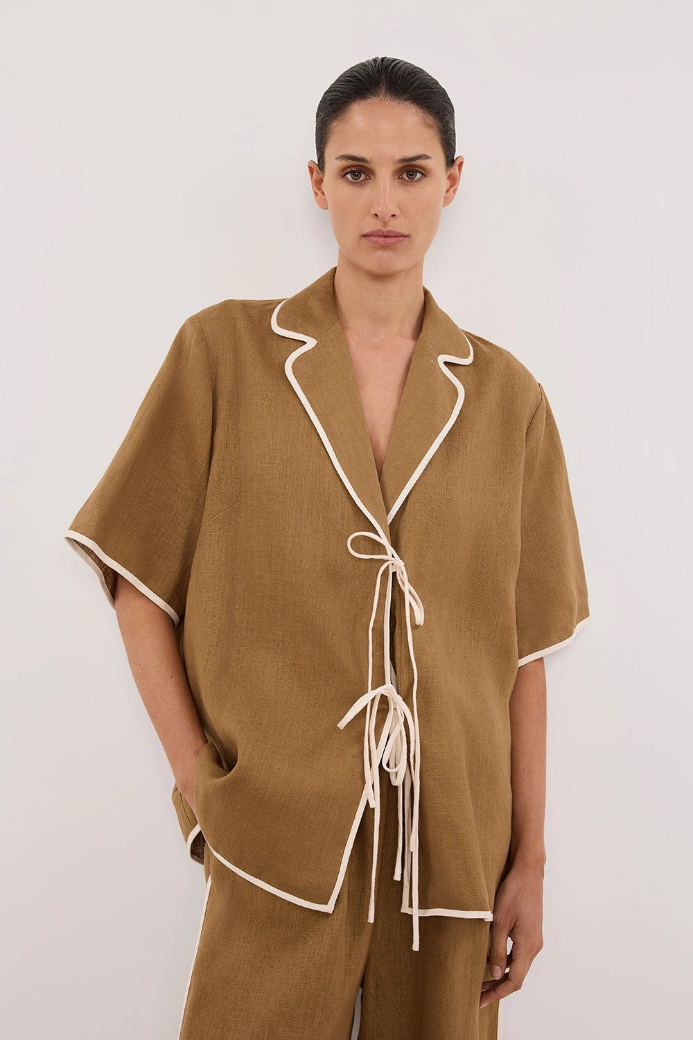 VON FERN LINEN SHIRT