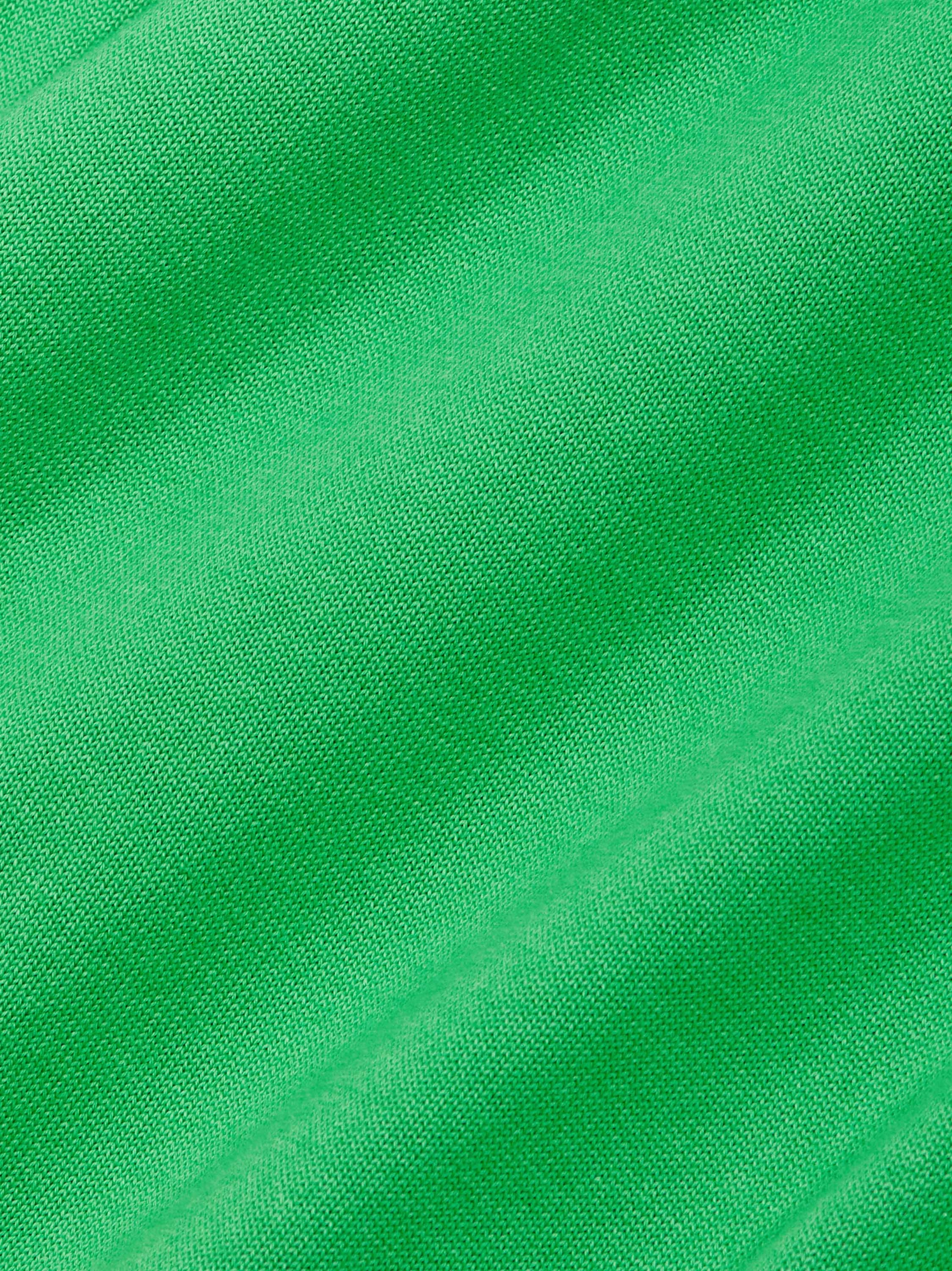 Womens Organic Cotton Knit Shorts—jade green