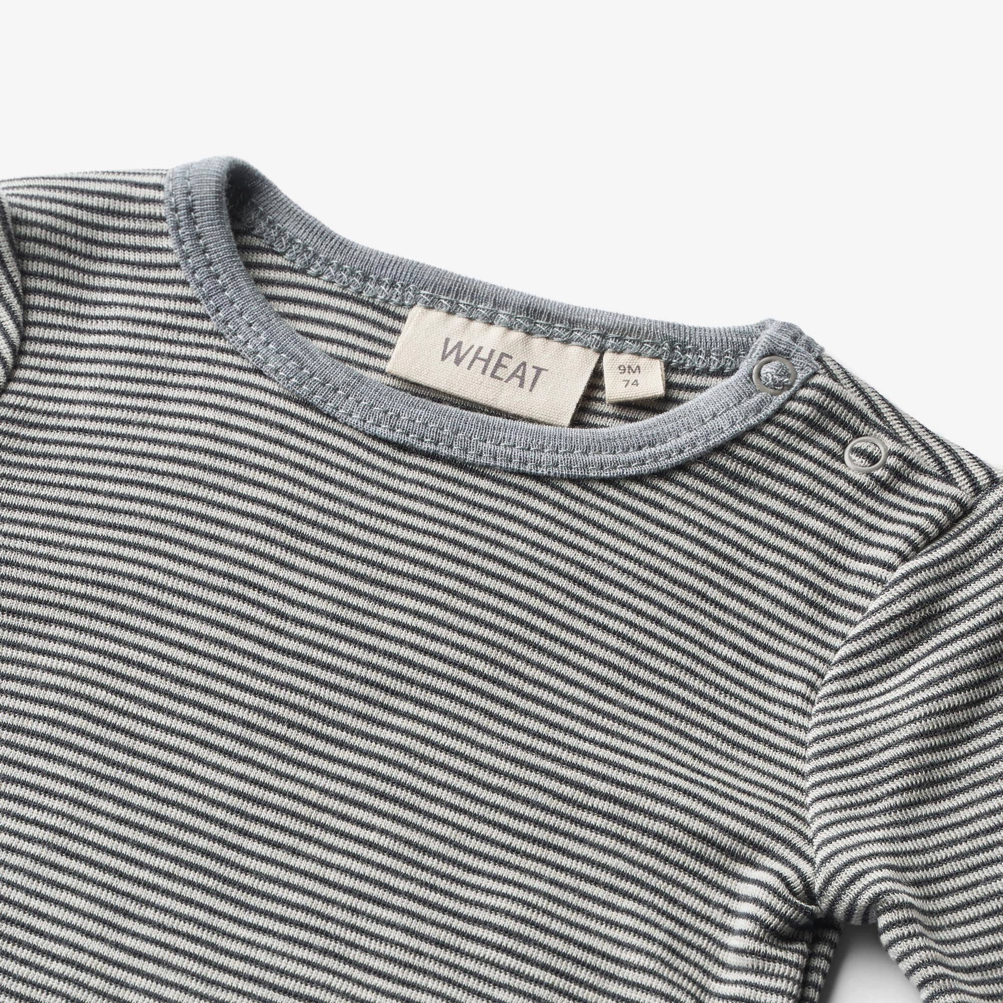 Wool Body L/S Lucca - navy stripe