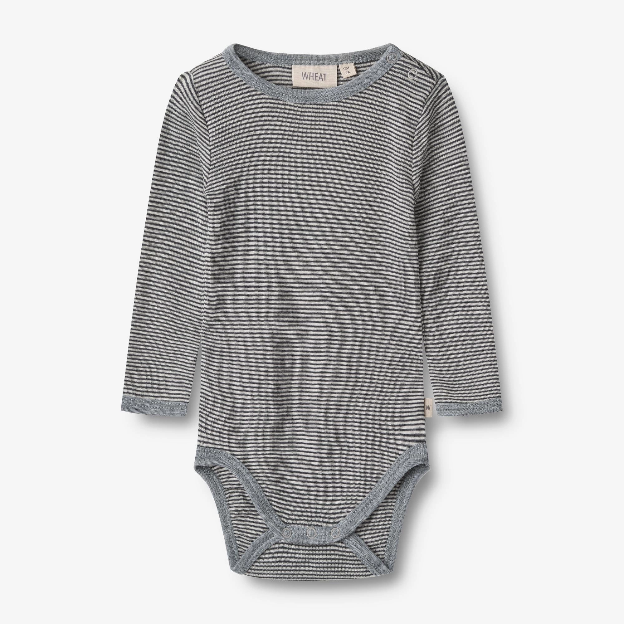 Wool Body L/S Lucca - navy stripe