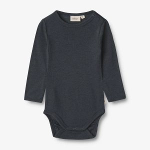 Wool Body L/S Lucca - navy