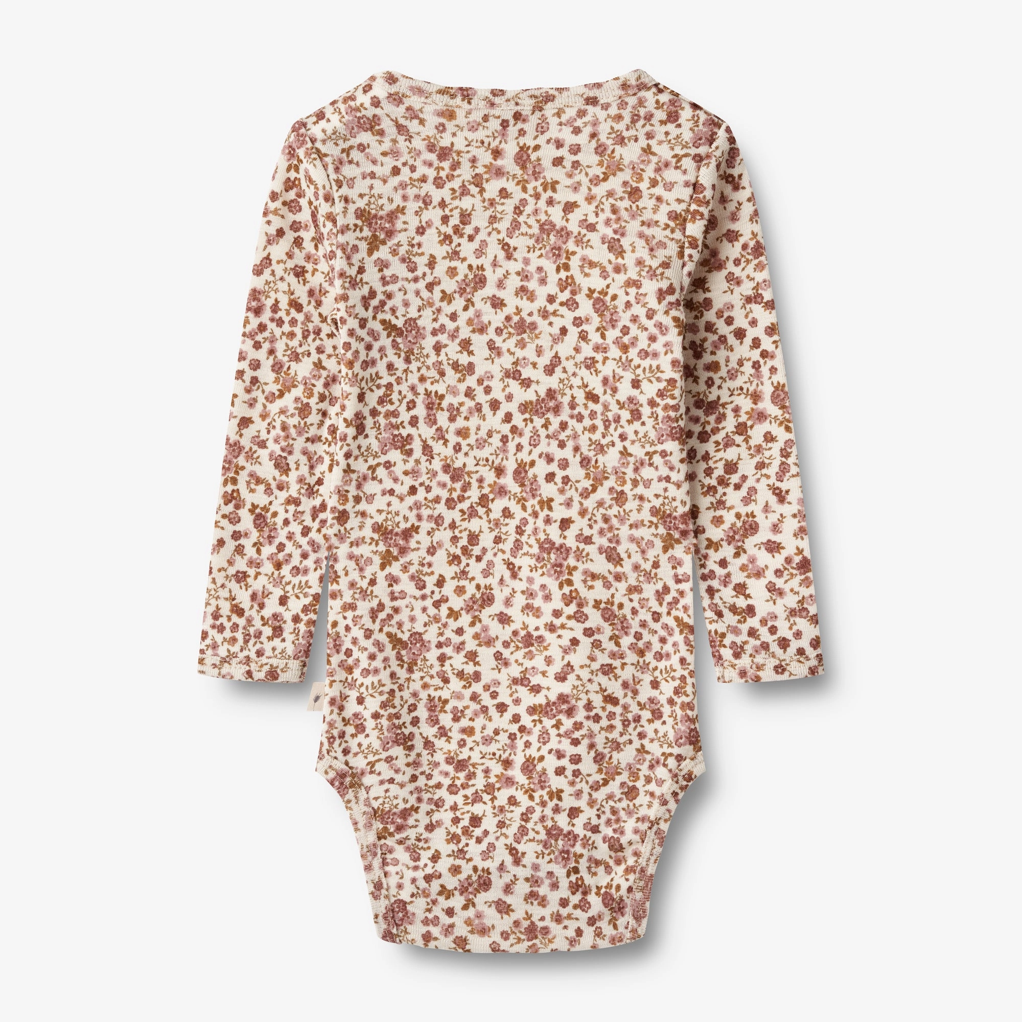 Wool Body L/S Lucca - rose flowers