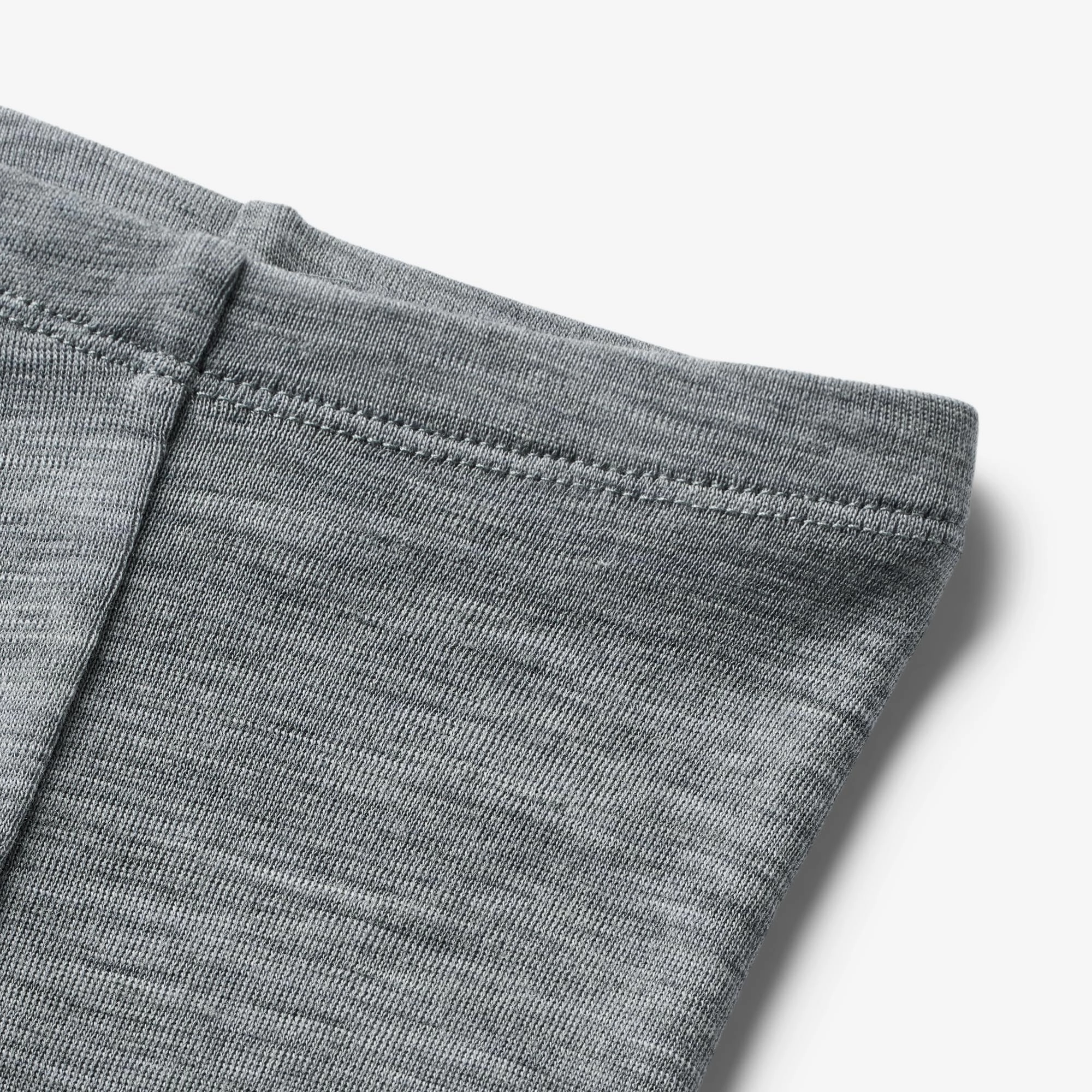 Wool Leggings Agi | Baby - melange grey