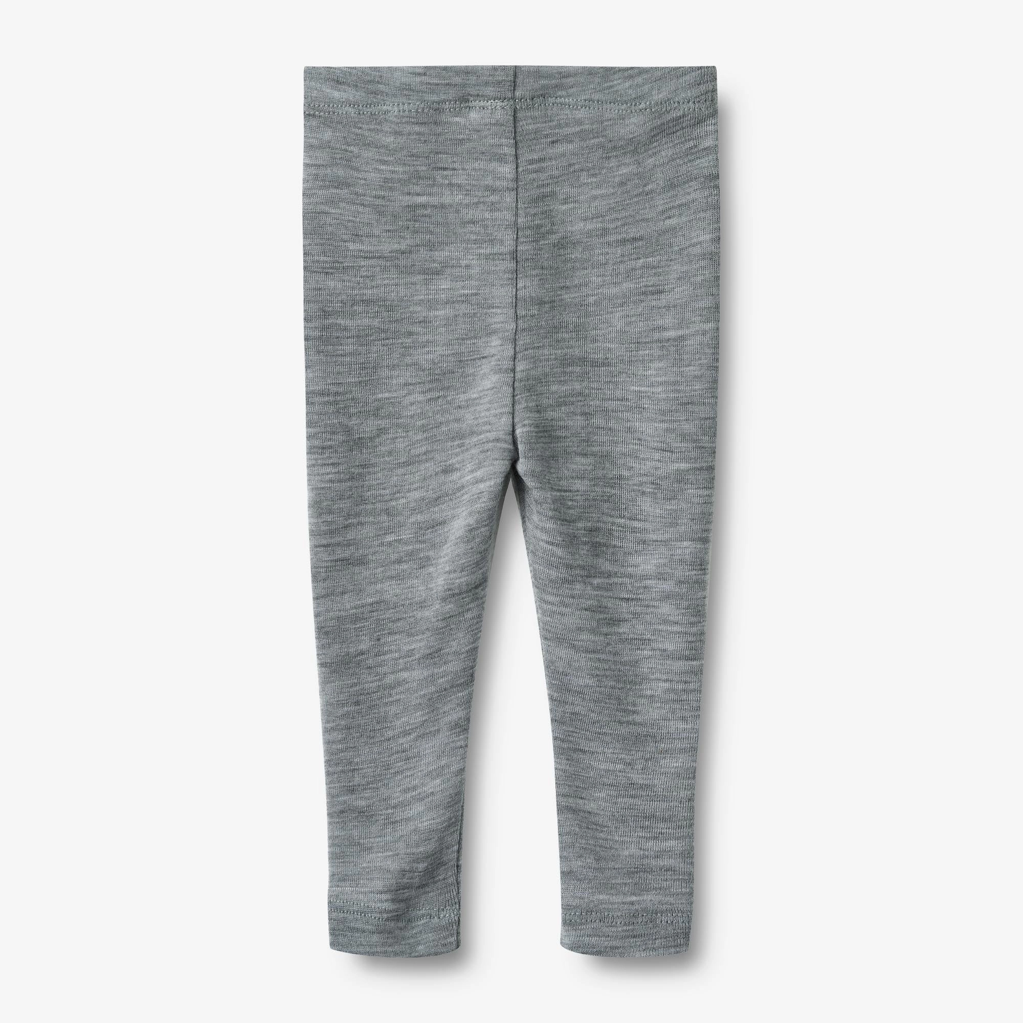 Wool Leggings Agi | Baby - melange grey