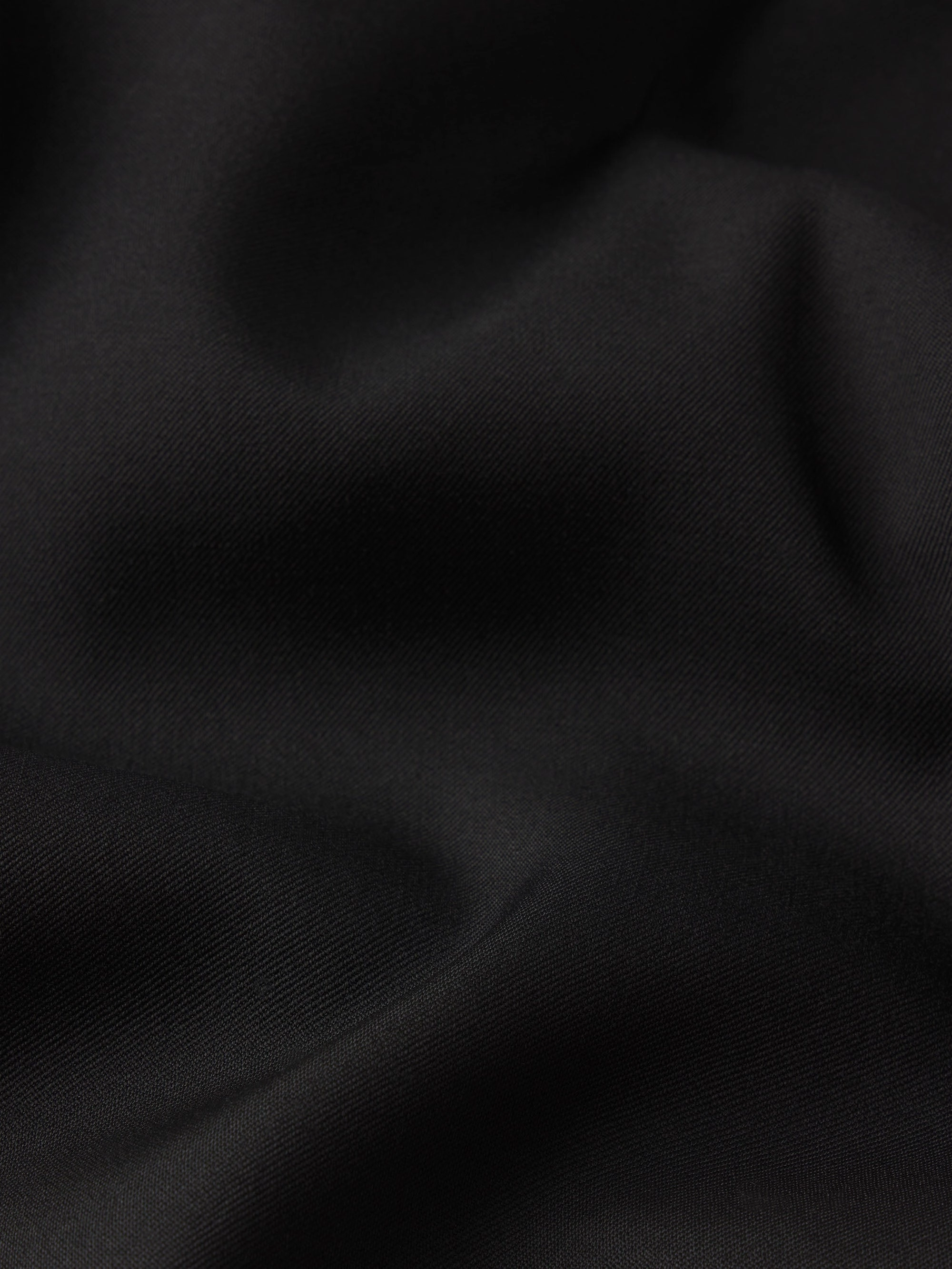 Wool Relaxed Shorts -- Black