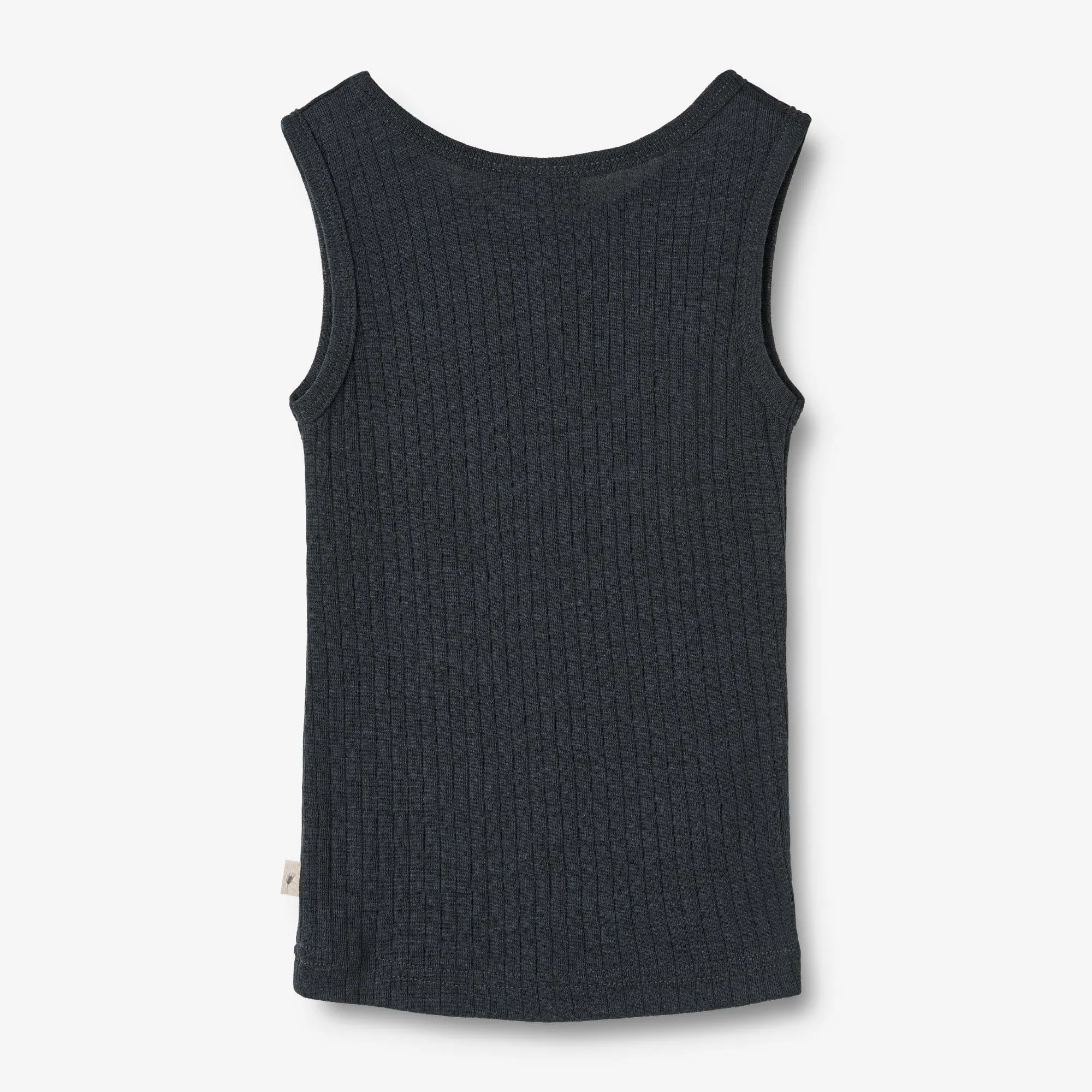 Wool Silk Singlet Iggy - navy