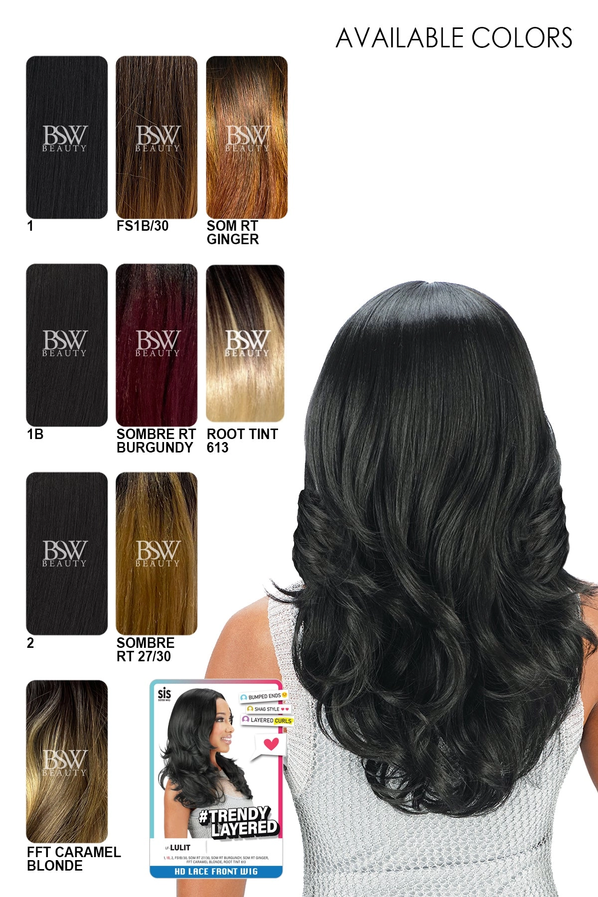 ZURY SIS HD LACE FRONT WIG - LULIT